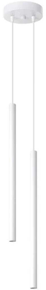 Sollux Sollux SL.1303 - Csillár zsinóron PASTELO 2xG9/8W/230V fehér SLX1004
