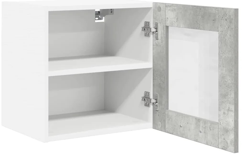 Függő szekrény Riga 2 pcs Beton Szürke 40 x 31 x 40 cm Faanyag