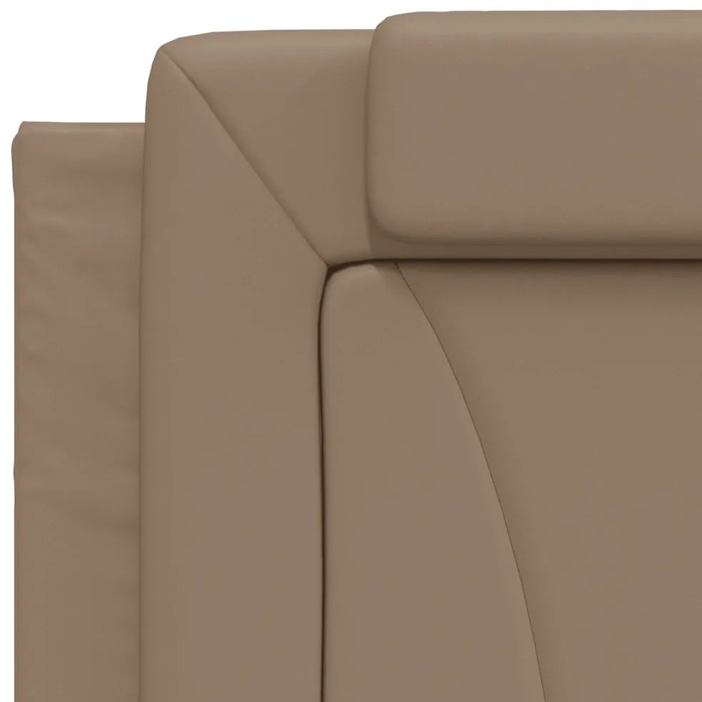 cappuccino színű műbőr fejtámla párna Viana 180 cm