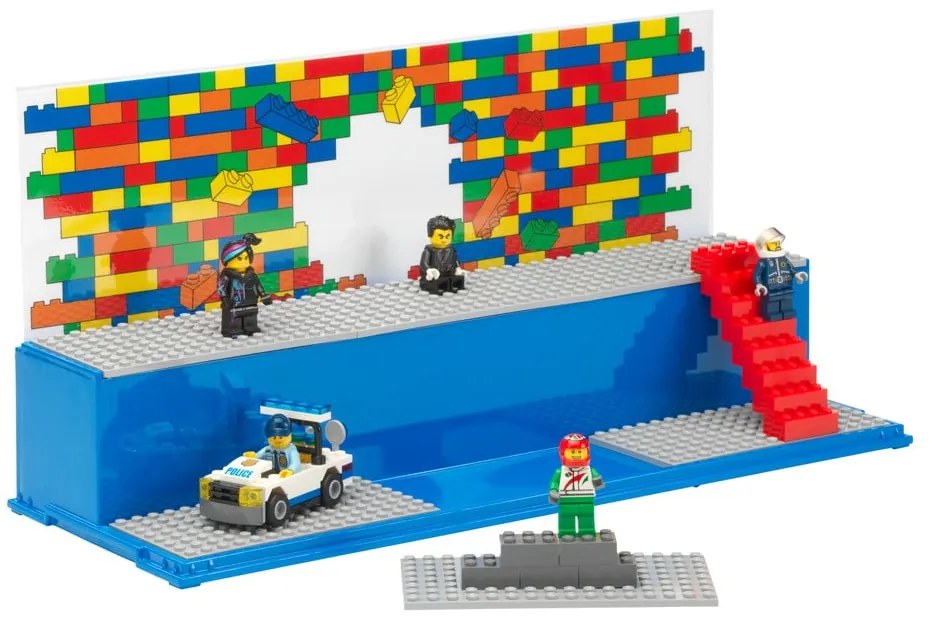 Kék, minifigura tároló - LEGO®