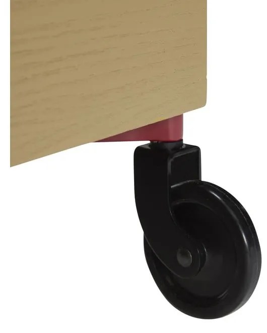 Kőrisfa kocsi kerekeken 42x37 cm Fresh - Hübsch