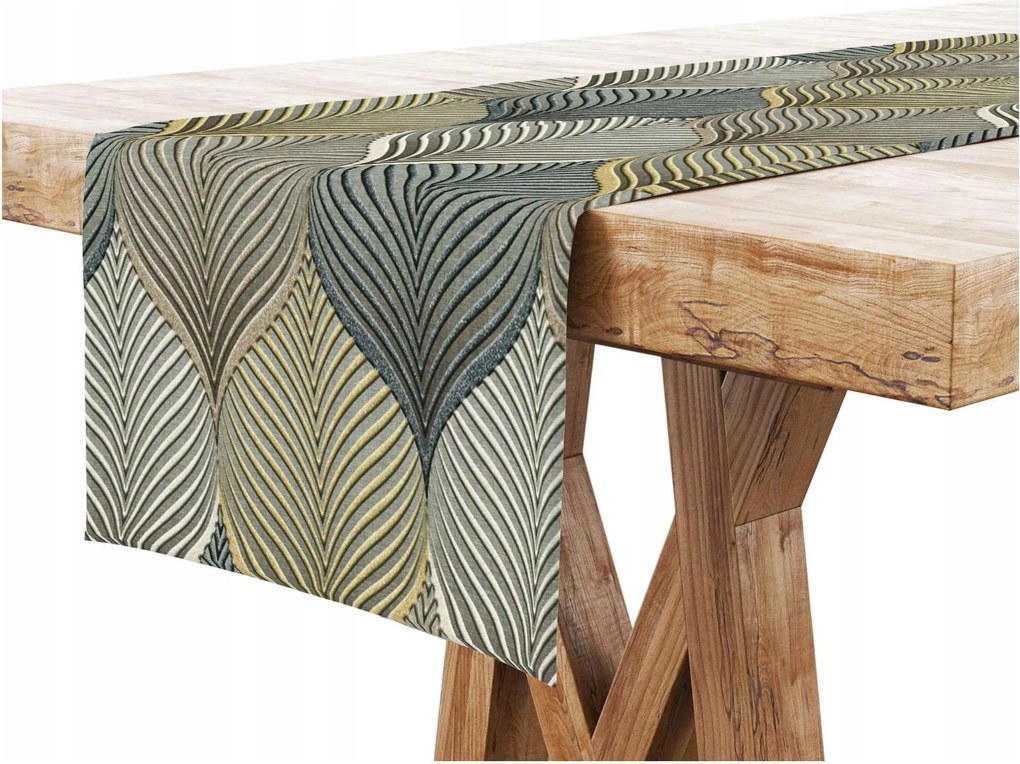 Asztalterítő 40x160 Dekoratív Szürke árnyalatok 9509