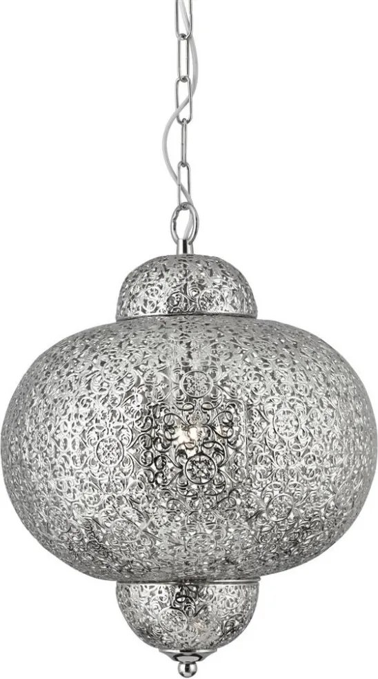 Függeszték Szatén Ezüst FRETWORK SEARCHLIGHT 9221-1SS