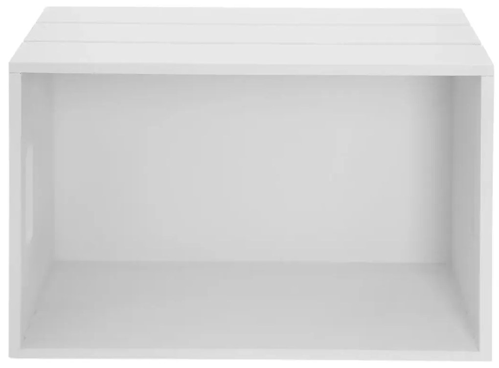 Orion fadoboz, fehér, 36 x 26 x 15 cm, L