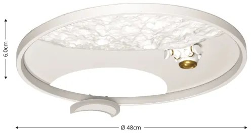 Brilagi - LED dimmelhető mennyezeti lámpatest ASTRO LED/20W/230V 3000-6000K astronaut+DO