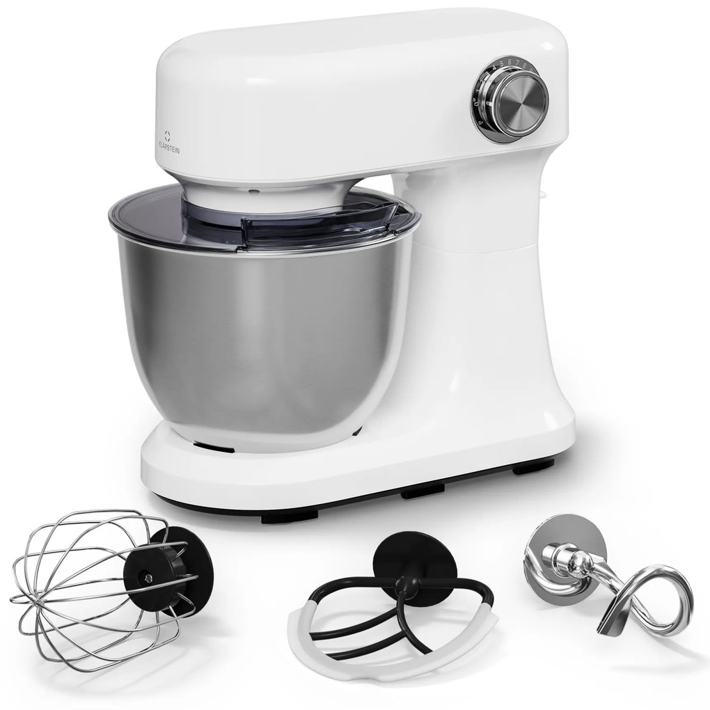 Klarstein Bella Evo konyhai gép | Bolygókeverő rendszer | 3 keverőfej | 1500 W | 5 l