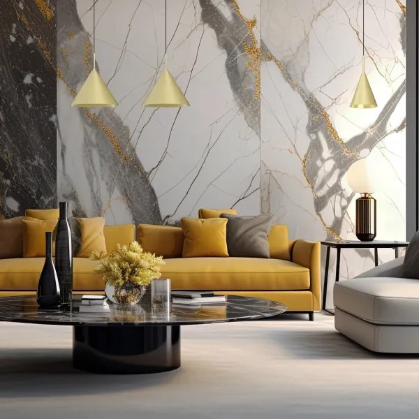 CAPITAL kábeles csillár 1xGX53/15W/230V, Ø 32 cm, aranyszínű