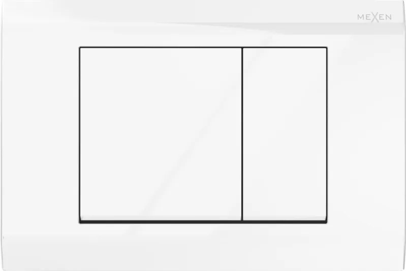 Mexen Fenix Air 01 pneumatikus öblítőgomb, fényes fehér - 6A0100