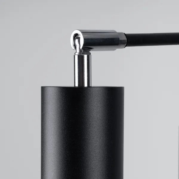 Sollux SL.1207 - Csillár zsinóron LEMMI 6xGU10/10W/230V fekete