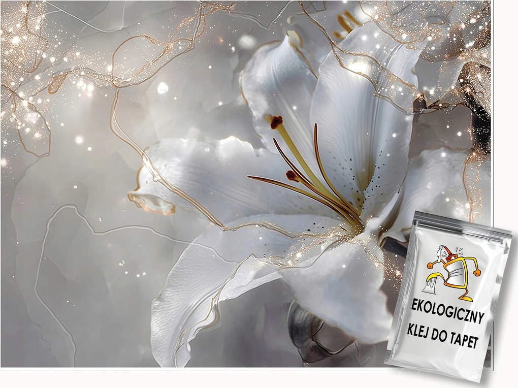 Fotótapéta Virágok Liliomok Absztrakt Hálószoba Nappali Tapéta Flizelina 150x105