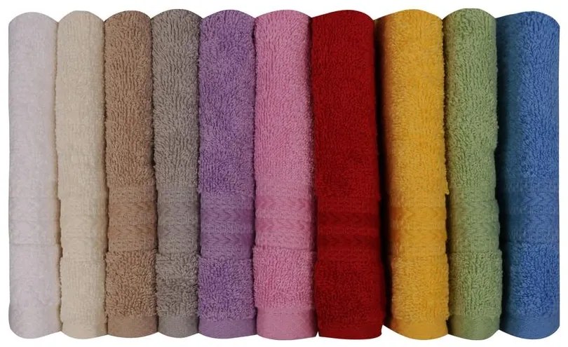 Törölközőkészlet 10 db-os Rainbow 30x50cm, több színben