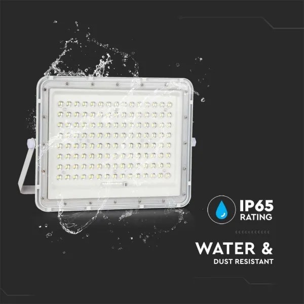 LED kültéri napelemes reflektor LED/20W/3,2V 4000K fehér + DO