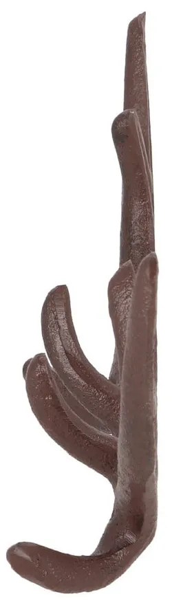 Barna fém fali fogas Antlers – Esschert Design