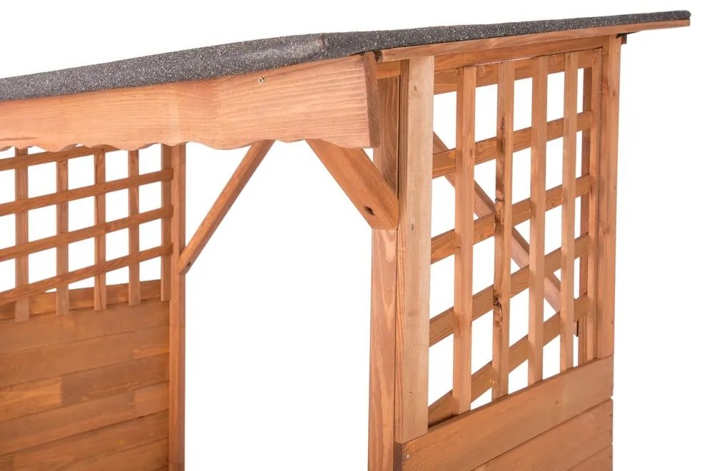 ROJAPLAST Fából készült tároló  kezelt fenyőfából 130 cm