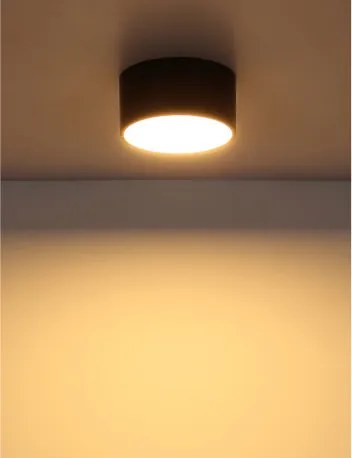 Globo 56964S Mennyezeti lámpa, fém fehér matt, műanyag fekete matt, műanyag fehér, ø: 150mm, M: 75mm, tartozék: LED 12W 230V, 1200lm forrás, 900lm kimenet, 3000K