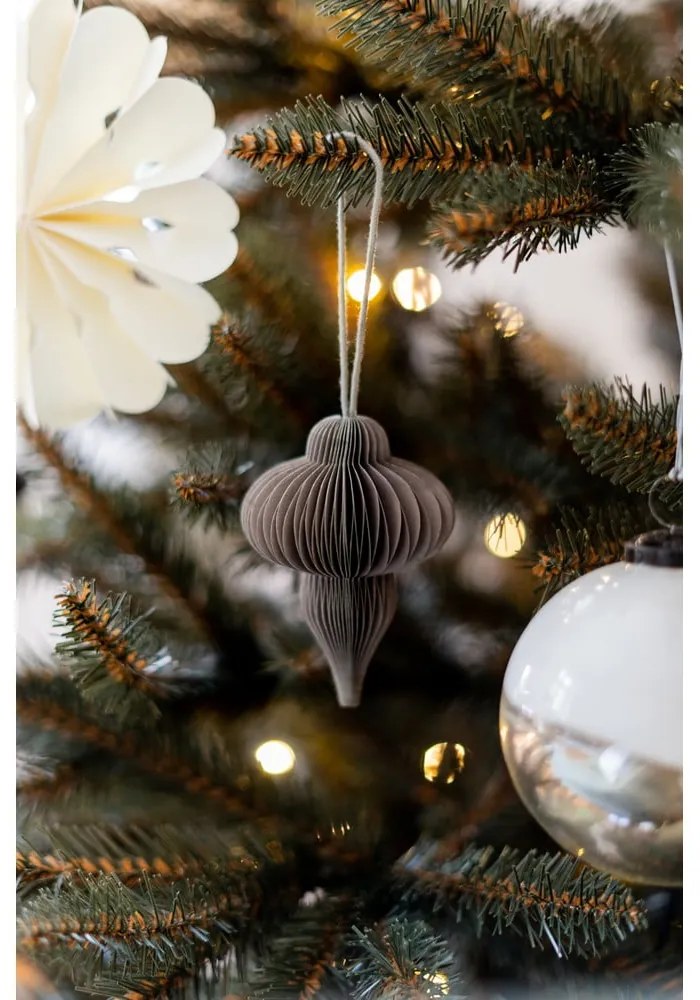 Papír karácsonyfadísz készlet 4 db-os Milay – Bloomingville