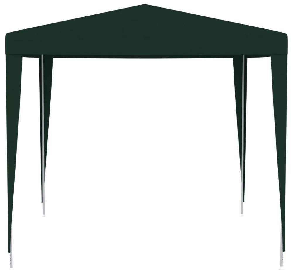 zöld rendezvénysátor 2,5 x 2,5 m 90 g/m²