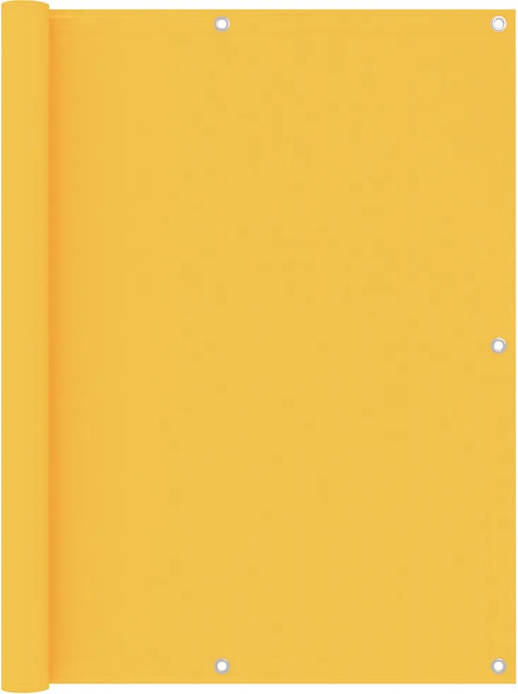 vidaXL sárga oxford-szövet erkélyparaván 120 x 300 cm