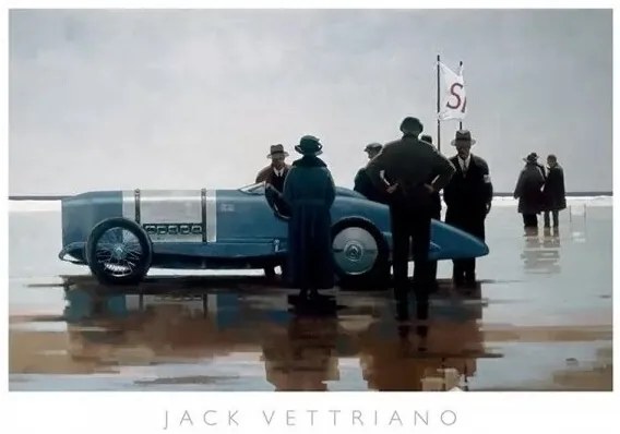 Művészeti nyomat Jack Vettriano - Pendine Beach