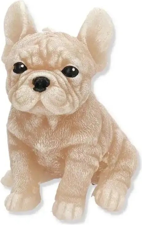 Gyertya figura Animals Kutya Bulldog 11,5x15cm bézs paraffin