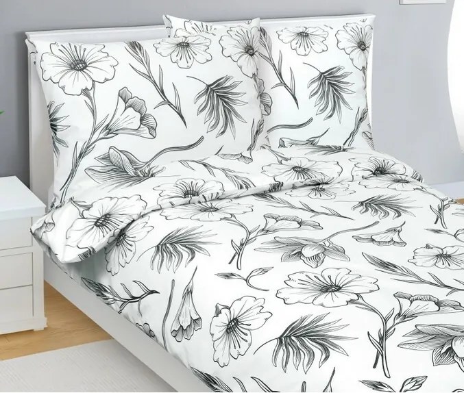 Bellatex Krepp ágynemű Ibišek, 140 x 220 cm, 70 x90 cm, 140 x 220 cm, 70 x 90 cm