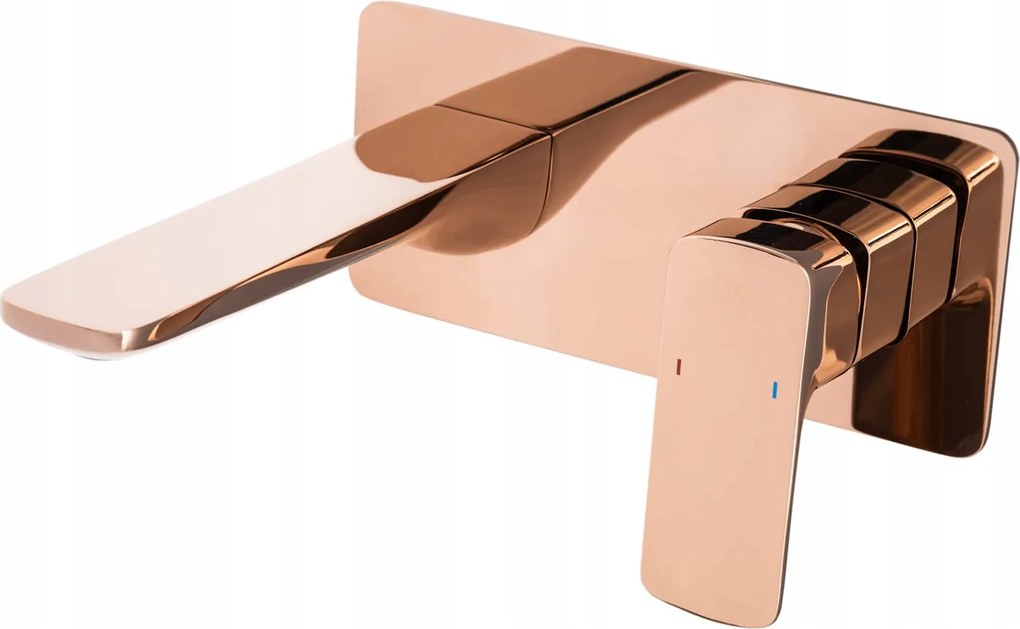 Falsík Alatti Mosdó Csaptelep Cubic Rozé Arany Gamma