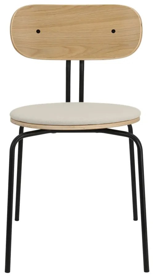 Fekete-krémszínű étkezőszék Curious – UMAGE