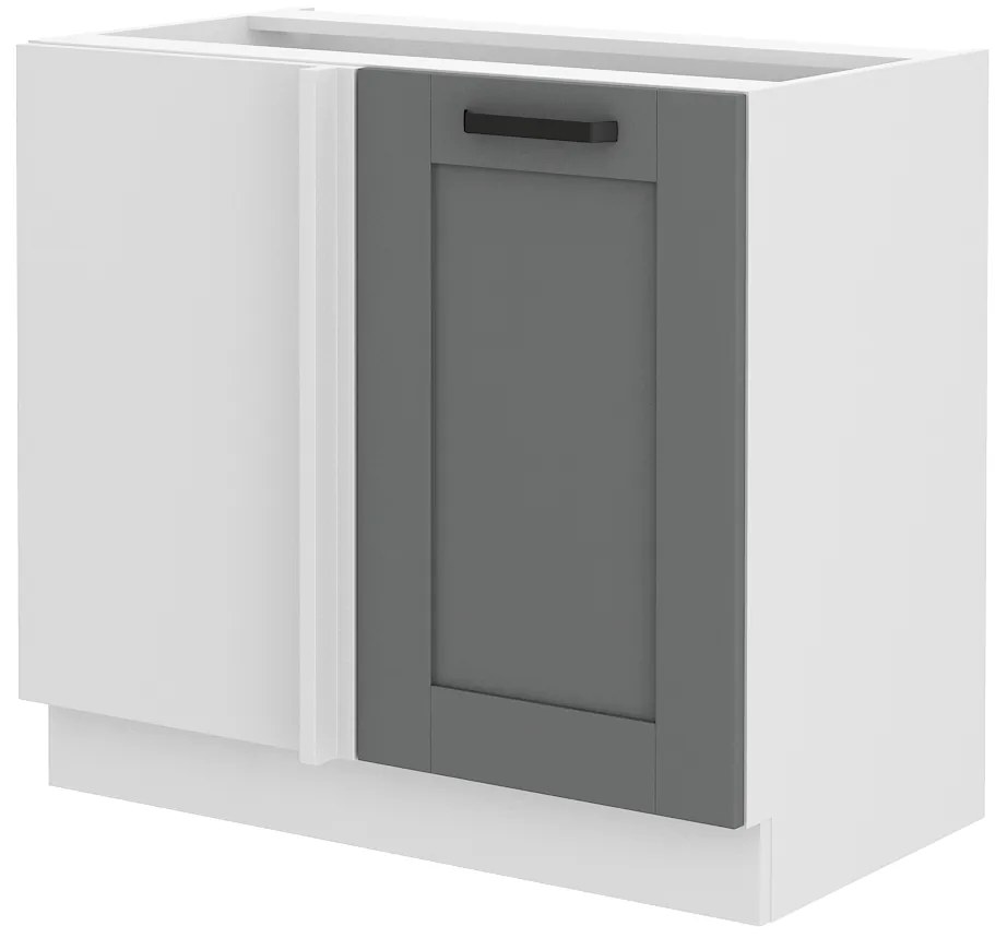 Alsó konyhaszekrény Lucid 105 ND 1F BB (dustgrey + fehér). 1045534