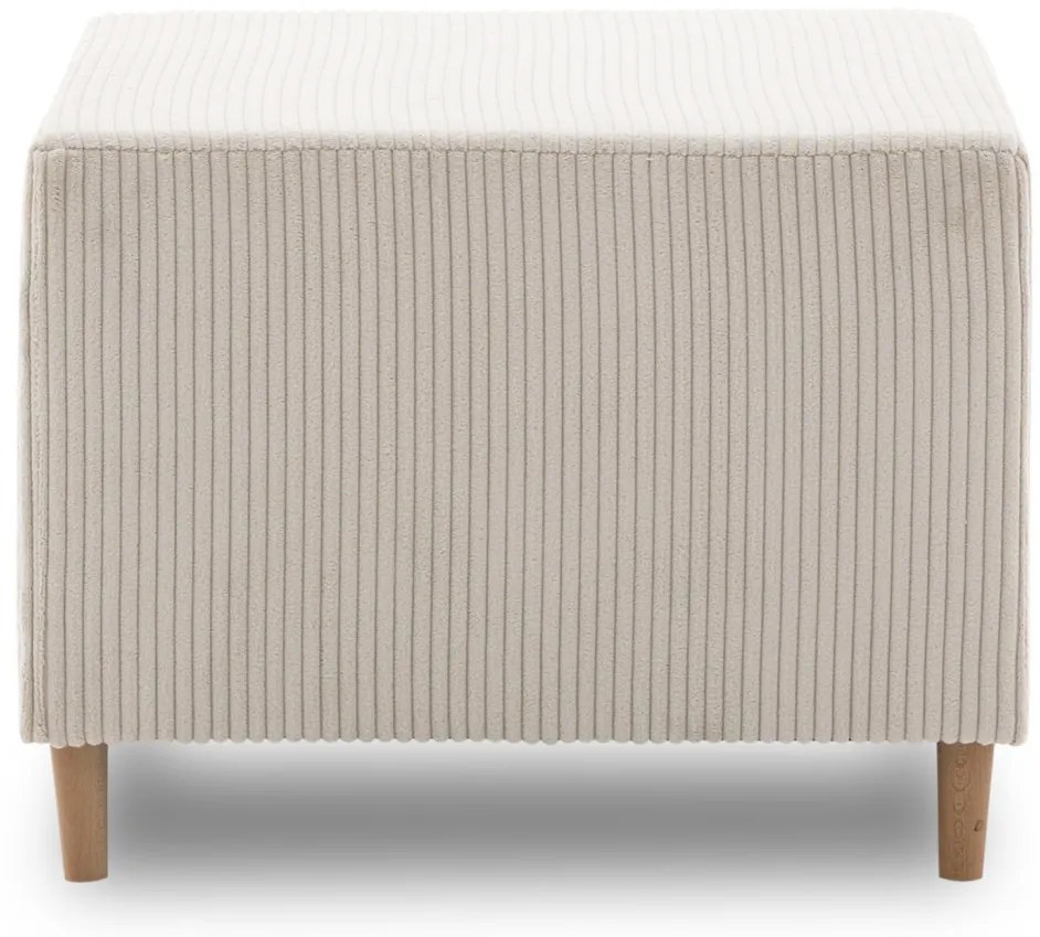 Fireze puff, kordbársony, bézs