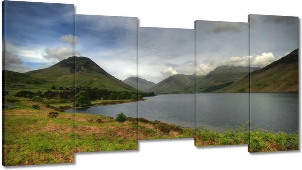 Festmények 150x80 Hegyek kilátás