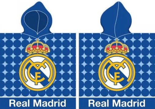 Real Madrid Los Blancos strand törölköző poncsó 55x110 cm (Fast Dry)