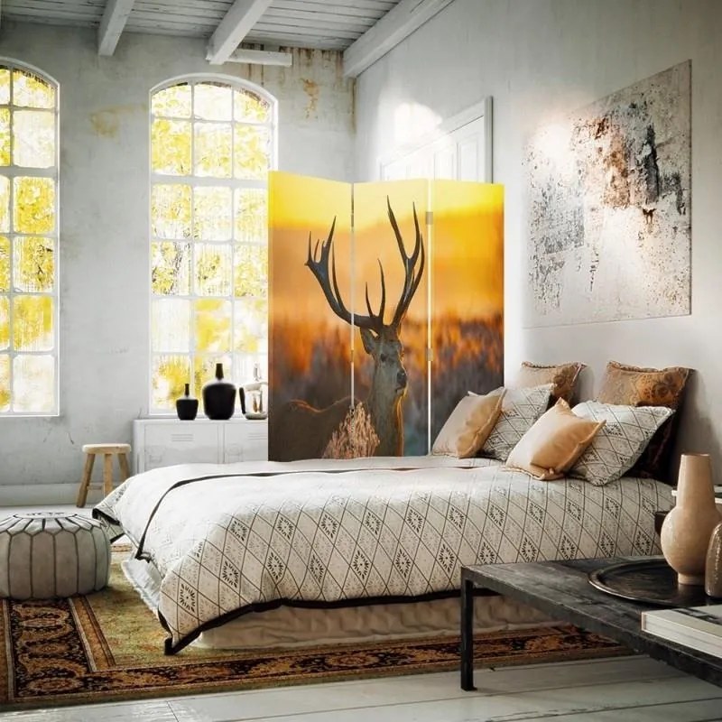Gario Paraván Szarvas télen Méret: 110 x 170 cm, Kivitelezés: Klasszikus paraván