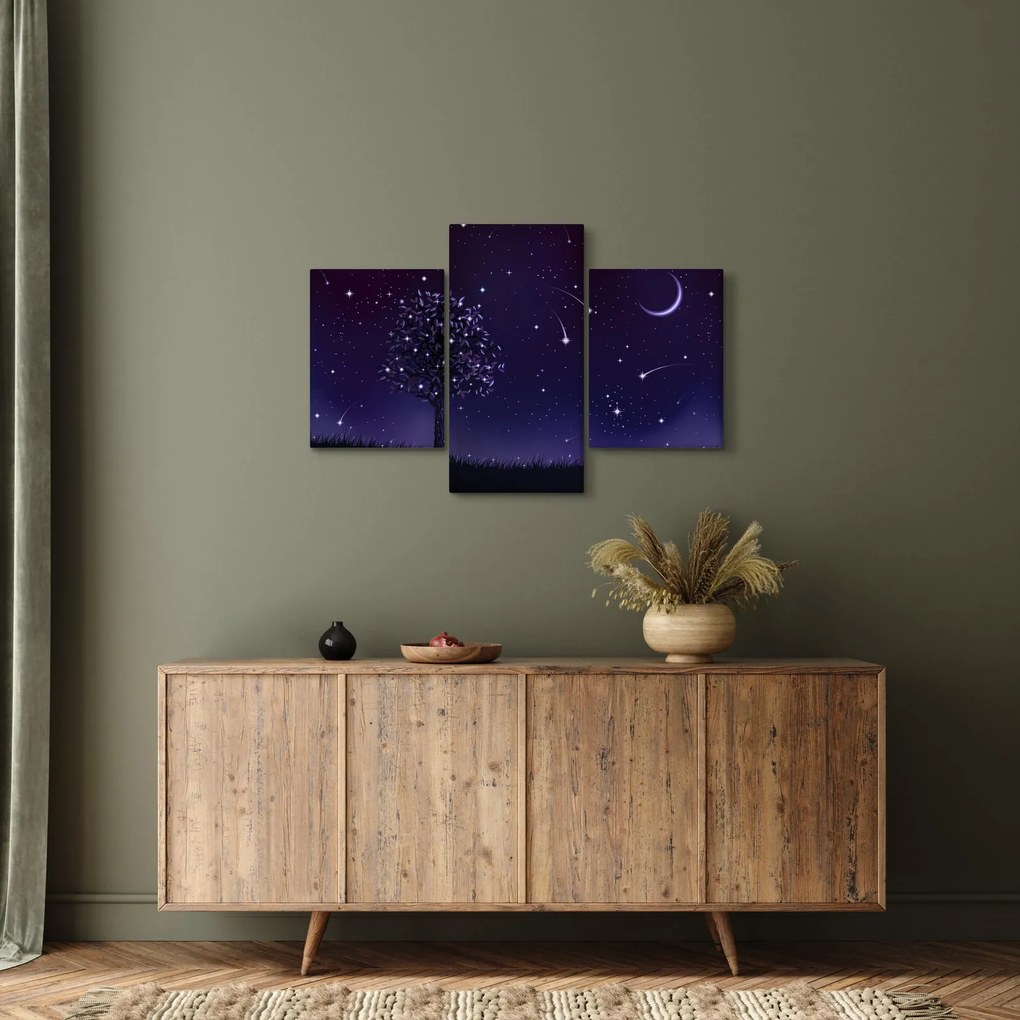 Kép - Illusztrációban fogott éj (90x60 cm)