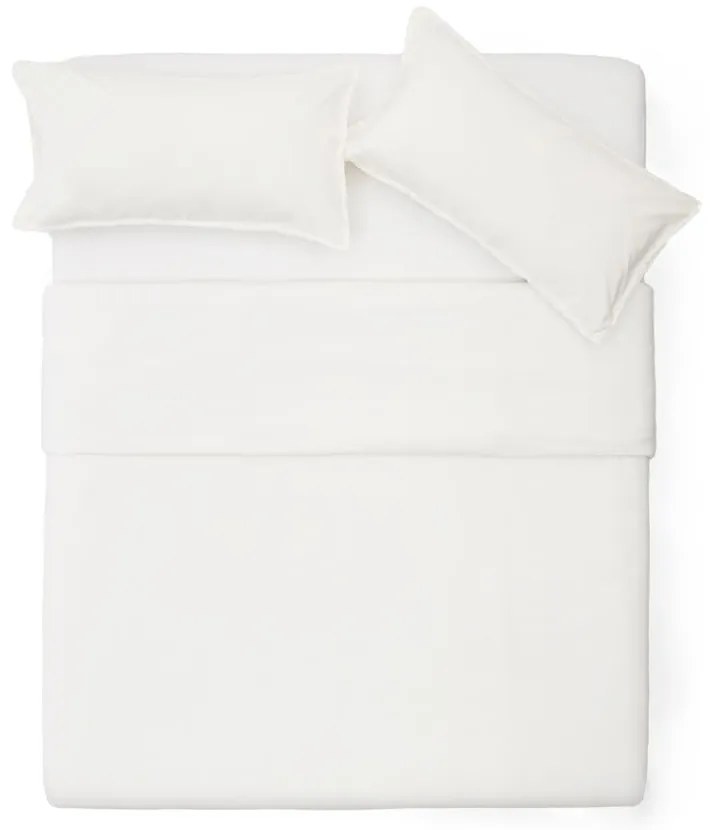 Krémszínű kétszemélyes hosszabbított pamut-perkál ágyneműhuzat 240x220 cm Sifinia – Kave Home