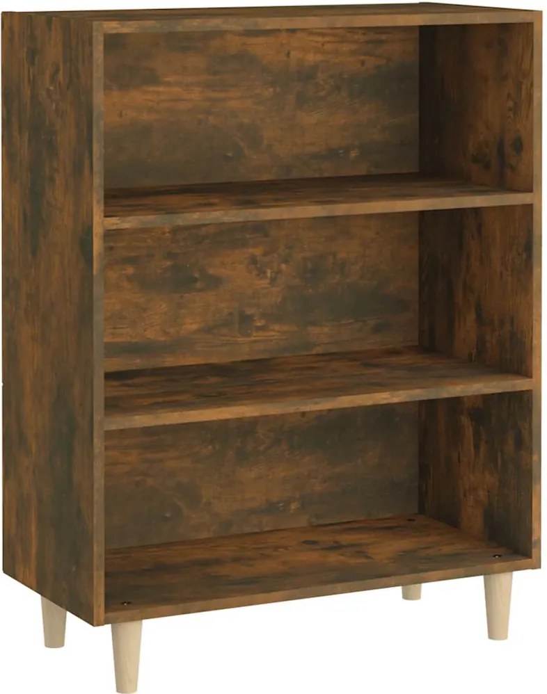 vidaXL füstös tölgy színű szerelt fa tálalószekrény 69,5x32,5x90 cm