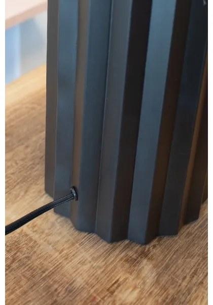 Markslöjd 108670 - Asztali lámpa HASHIRA 1xE27/40W/230V fehér/fekete