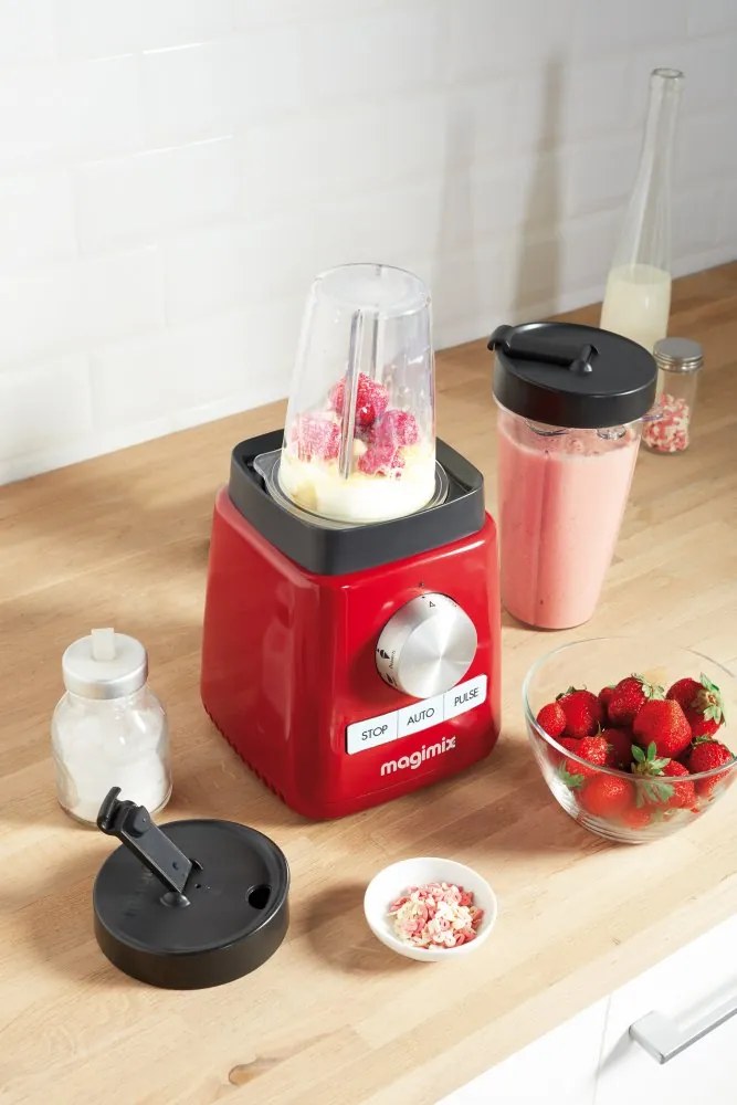 Magimix® POWER BLENDER 4 turmixgép piros, Premium csomag