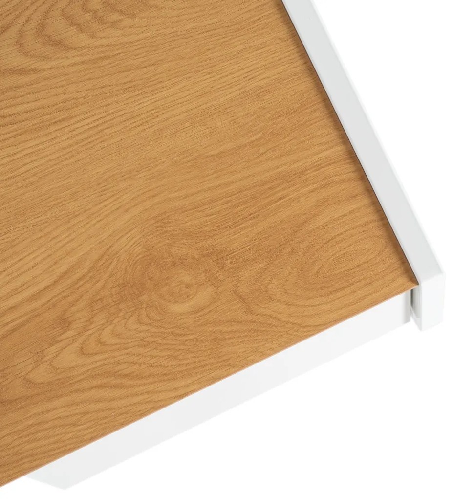 Íróasztal Aranytölgy/Fehér Színben. MEG