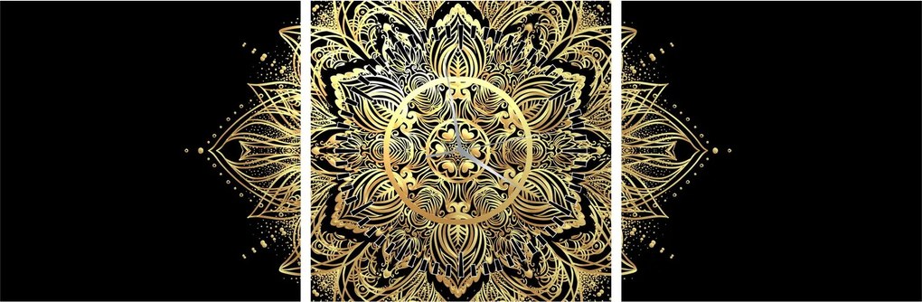Kép - Mandala gazdagság (órával) (90x30 cm)