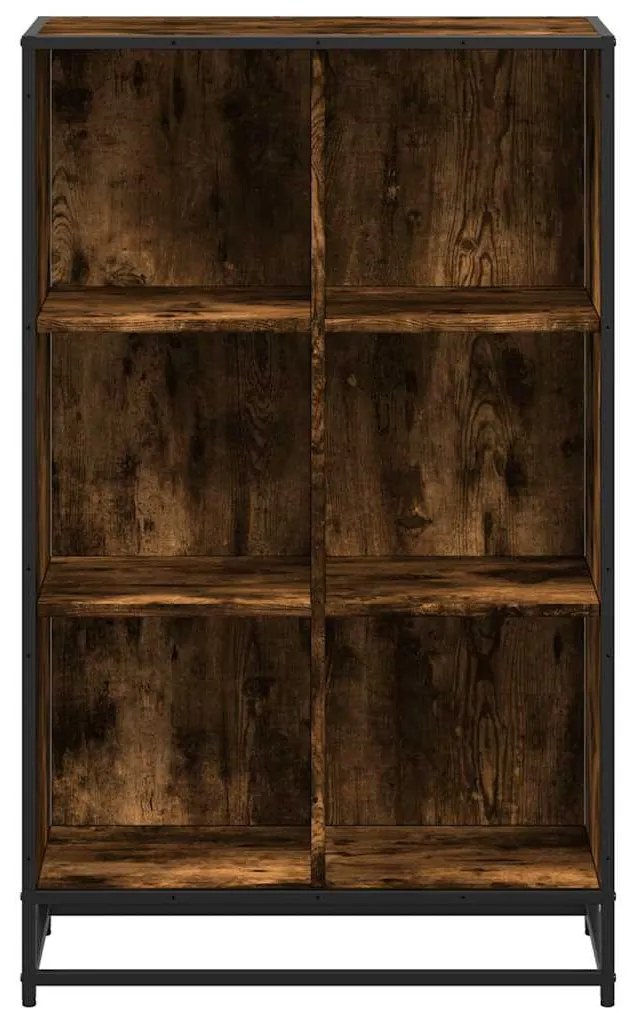 Könyves szekrény füstölt tölgy 65,5x33x107,5 cm Gépelt fa