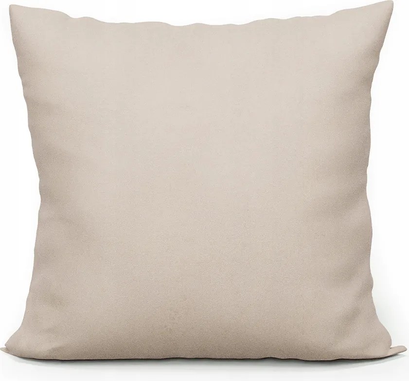 Dekoratív párnahuzat Milas egyszínű 40x40 s370 chł.jasnobeżowa