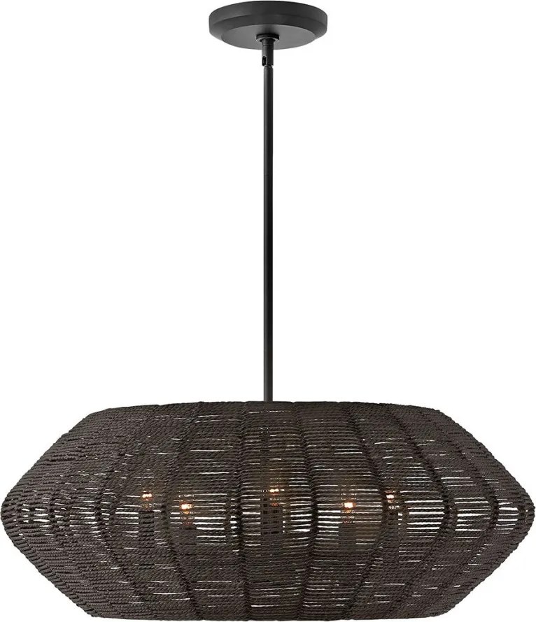 Quintiesse Luca QN-LUCA-5P-M-BK-BK Függőlámpa 5x40W/E14 IP20