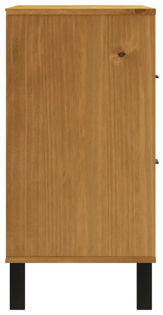 FLAM tömör fenyőfa fiókos szekrény 80x40x80 cm