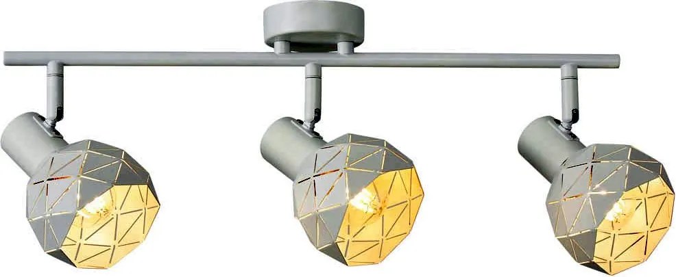 Italux modern skandináv spot lámpa harley fehér itxspl-3480-3-w