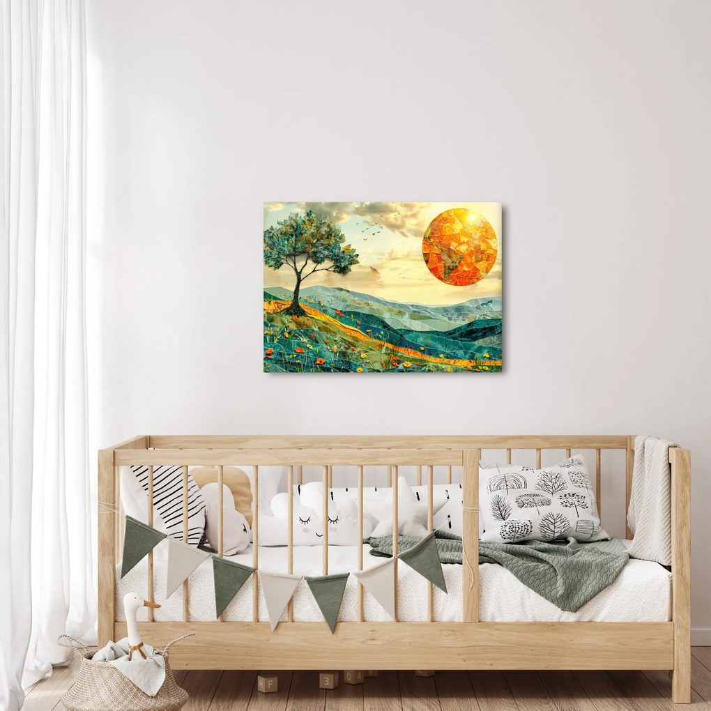 Kép - Tájkép illusztráció (70x50 cm)