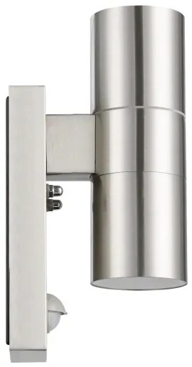 Eglo 32898 - LED érzékelős kültéri fali lámpa RIGA 5 2xGU10/3W/230V