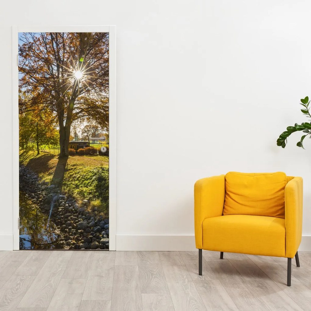 Fotótapéta ajtóra - Vízcsatorna (95x205cm)