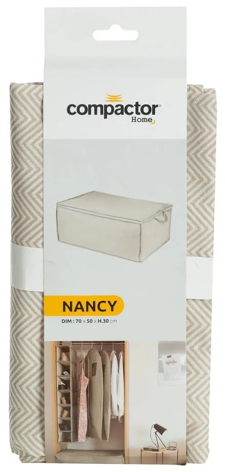 Textil ruhatároló doboz Nancy – Compactor