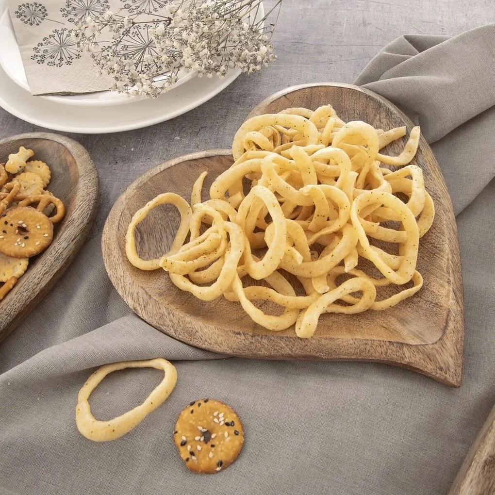 Orion Mango Heart fa tálca 25 x 25 cm, L