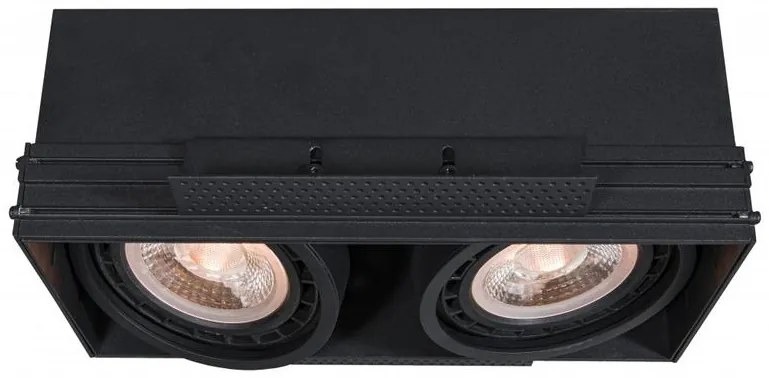 Lámpa Mennyezeti lámpatest Milo,4755,AC220-240V, 50/60 Hz, 2* GU10, ES111,IP 20, süllyesztett, keret nélküli fekete